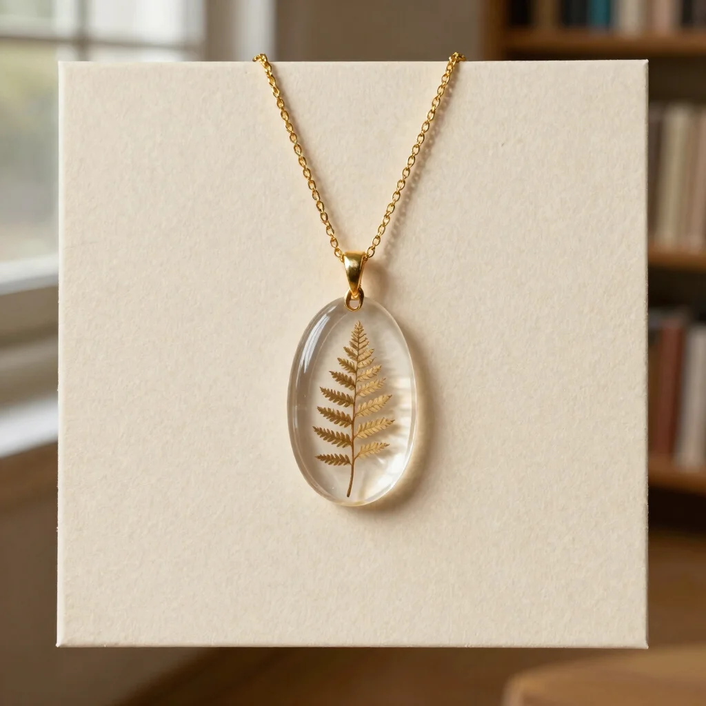 Fern Between Pages Necklace